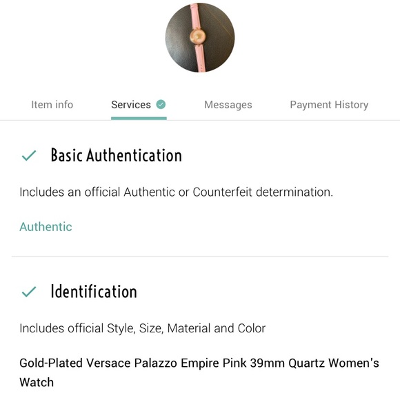 Versace Gold- Plated Versace Palazzo Empire Pink - Picture 10 of 12